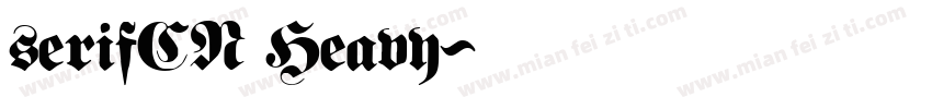 serifCN Heavy字体转换